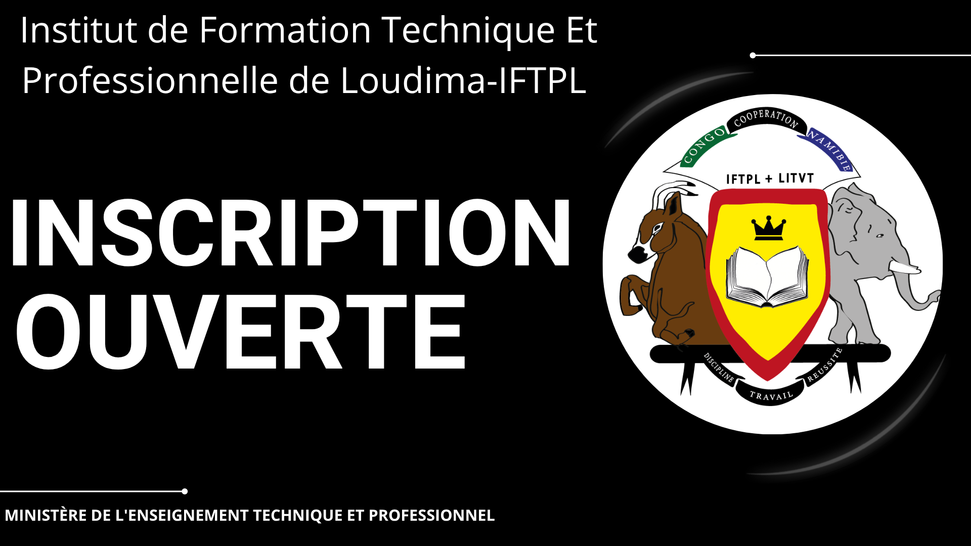 inscription ouvert 